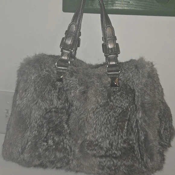 Michael Kors Rabbit Fur Cross Body - Picture 3 of 7